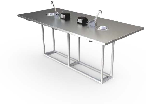 Mesa para laboratorio escolar ME INOX 120